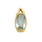 Pendentif Pendentif or jaune et aigue-marine 58 Facettes B250457