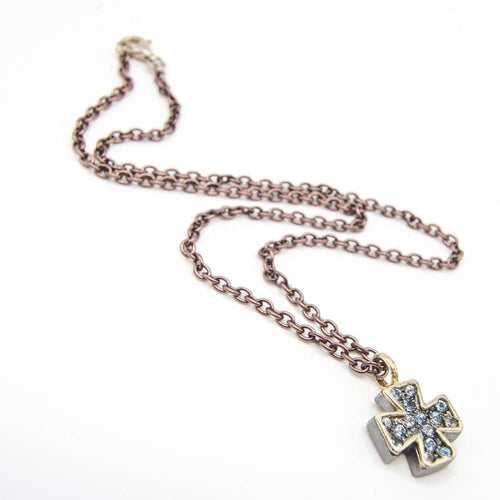 Collier Collier croix de topazes 58 Facettes D363906SO