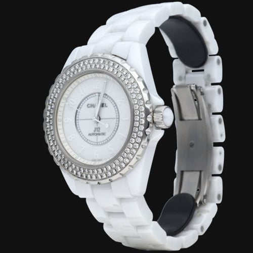 Montre Montre Chanel J12 38 mm avec diamants Phantom 58 Facettes MT41297