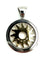 Pendentif BULGARI - Collection Tondo pendentif en or et acier diamants 58 Facettes