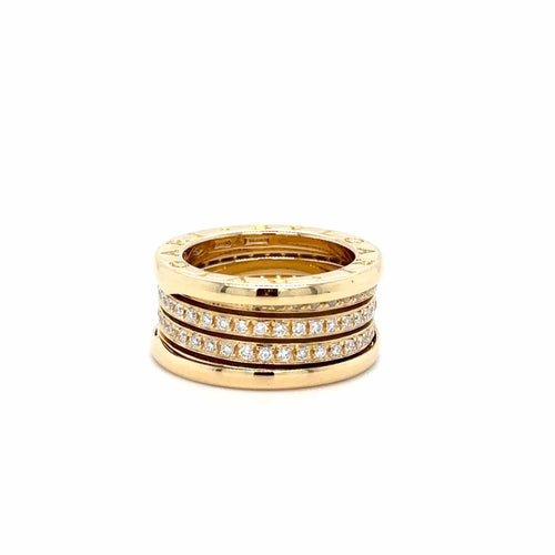 Bague 52 BULGARI - BAGUE B.ZERO 1 OR JAUNE ET DIAMANTS 58 Facettes Ref bul bag
