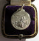 Pendentif Médaille biface ancienne St Christophe TAIRAC en argent 58 Facettes