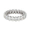 Bague 54 Bague Alliance américaine Or blanc Diamant 58 Facettes 4445897CN