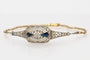 Bracelet Diamond Bracelet Art Déco - Czechoslovakia circa 1930 58 Facettes 10646