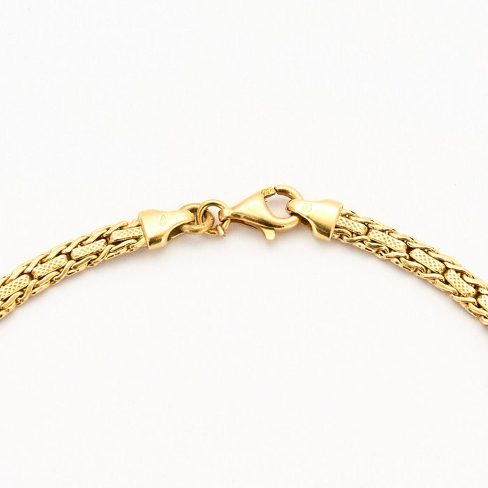 Yellow gold necklace