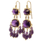 Boucles d'oreilles Boucles d'oreilles anciennes en or et améthyste 58 Facettes 7674