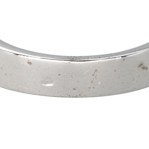 Bague 54 Bague Demi-alliance Or blanc Diamant 58 Facettes 4292752CN