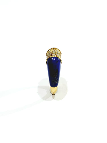 Bague 52 Bague Diamant Et Lapis Lazuli 58 Facettes 87543