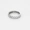 Bague 53.5 Alliance Or Blanc Diamants 58 Facettes LP1195/11