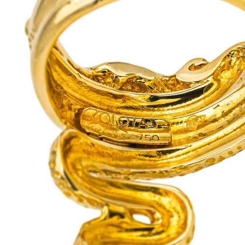 Bague 52 Zolotas Bague Heritage Or jaune 58 Facettes 4908647RV