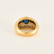Bague Bague or jaune pavage diamants saphirs 58 Facettes LP1073/12