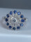 Bague 57 Bague diamants, saphir 58 Facettes AB45