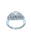 Bague 51 Bague Art-Deco or, platine et diamants 58 Facettes