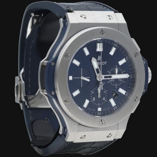 Montre Hublot Montre Big Bang 44 Chronograph Steel Blue 58 Facettes MT40198