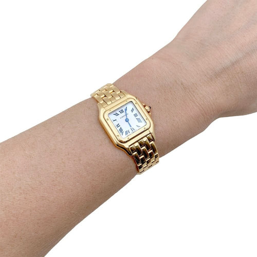 Montre Montre Cartier, "Panthère", or jaune. 58 Facettes 34998