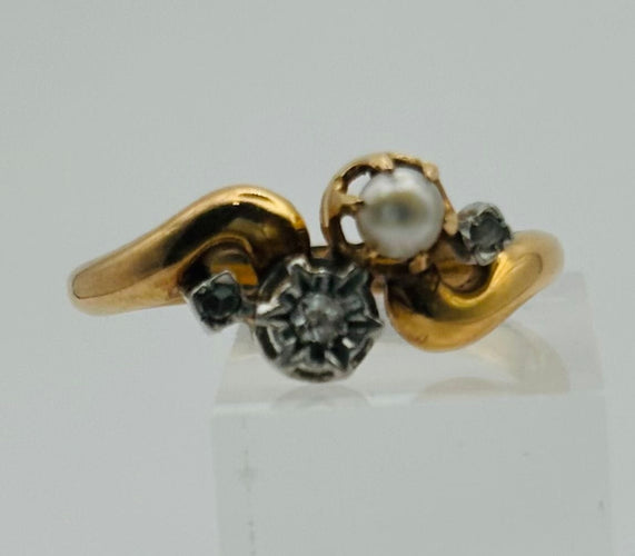 Bague Bague Art Déco Toi et Moi 58 Facettes 50118