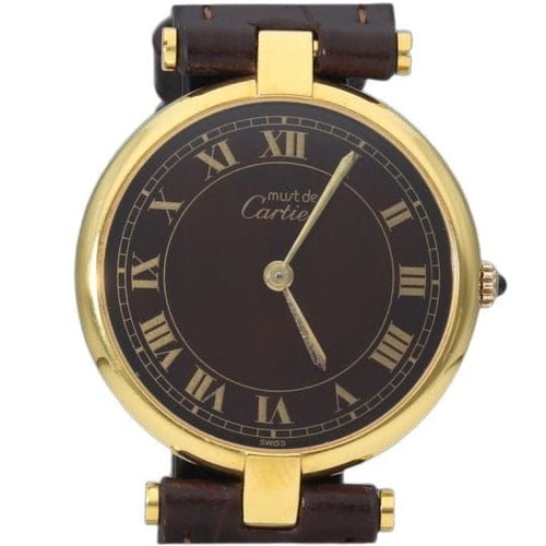 Montre Cartier Montre Must De Cartier Vermeil 58 Facettes MT41139