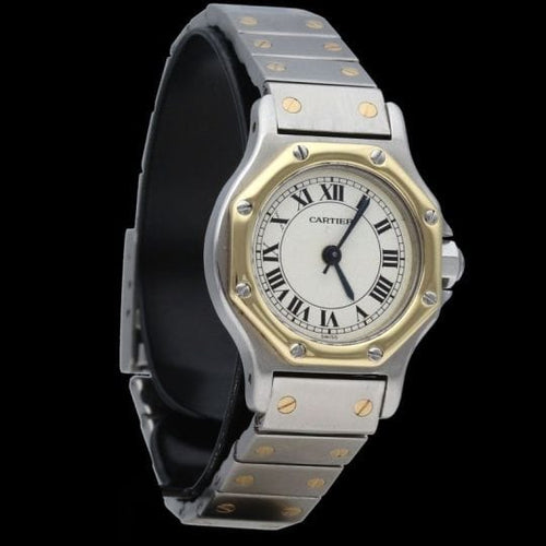 Cartier Santos Round Octagon Watch 