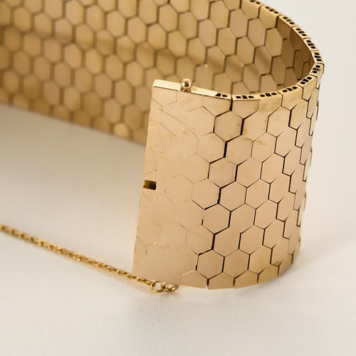 Bracelet Bracelet ruban en or jaune 58 Facettes CLA0619