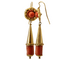 Boucles d'oreilles Boucles d'oreilles antiques en or jaune corail 58 Facettes 7652