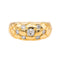 Bague 57 Bague  Or jaune Diamant 58 Facettes 3989807CN