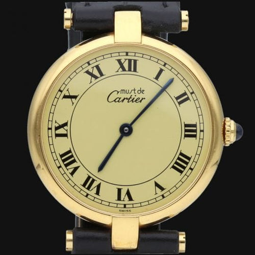 Montre Cartier Montre Must Vendome Vermeil 58 Facettes MT40925