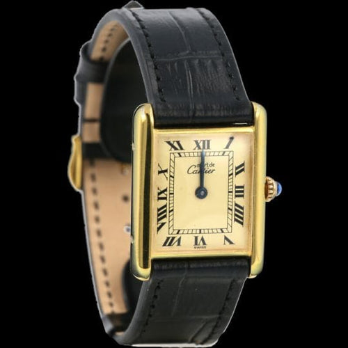 Montre Cartier Montre Tank Vermeil 58 Facettes MT42219