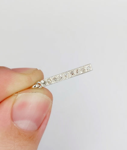 Pendentif Pendentif or rose et argent, diamant taille rose (circa 1890) 58 Facettes A06094