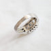 Bague Bague imposante vintage Carl Bucherer or gris et diamant 58 Facettes