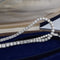 Collier Collana tennis en or blanc 18 kt et diamants 21,50 ct 58 Facettes