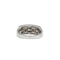 Bague 56 Bague Bandeau - Or blanc & Diamants 58 Facettes 250345R