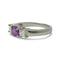 Bague 50 Bague or saphir rose 1 ct et diamants 0,60ct 58 Facettes 00045001