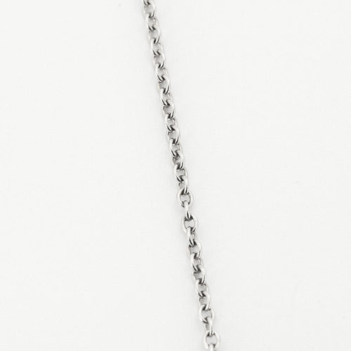 Collier Collier type négligé en or gris et diamants 58 Facettes MEA4702