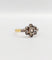 Bague 55 Bague marguerite antique en or 18k et diamants taille rose (circa 1900) 58 Facettes A06395