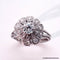 Bague 56 Bague marguerite or blanc et platine diamants époque art déco 58 Facettes 4072