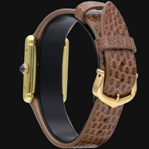 Montre Cartier Montre Tank Vermeil Must 58 Facettes MT43318