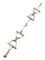 Bracelet HERMES. Collection "Mors", bracelet vintage en argent 800 58 Facettes