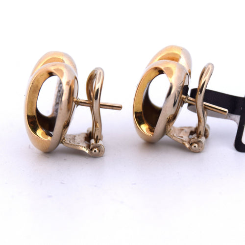 Boucles d'oreilles Boucles d'oreilles en or et diamants des années 1960 58 Facettes