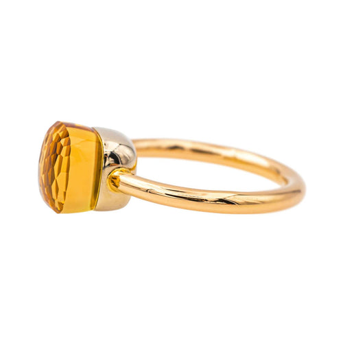 Bague 55 Pomellato Bague Nudo Ou Citrine Rose 58 Facettes 4343108RV