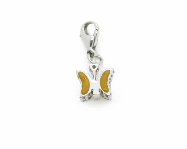Pendentif Charm en or blanc et diamants de Mirco Visconti 58 Facettes 7539