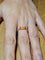 Bague 59.5 Bague Or Corail Et Diamants 58 Facettes