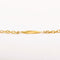 Collier Chaîne vintage mailles alternées 46 cm or jaune 58 Facettes