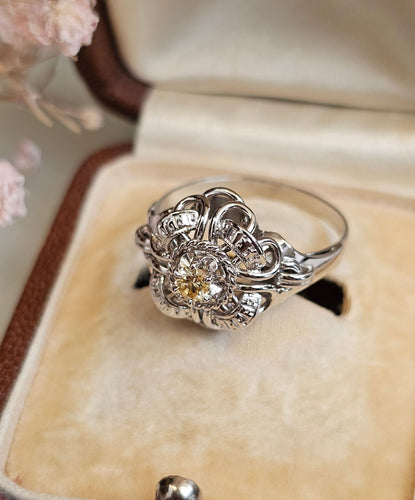 Bague 54 Bague Diamant Or blanc 58 Facettes 555