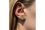 Boucles d'oreilles Boucles d'oreilles en or avec diamants, vers 1940. 58 Facettes 9231