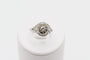 Bague 53 Bague or blanc,  diamants 58 Facettes 250258