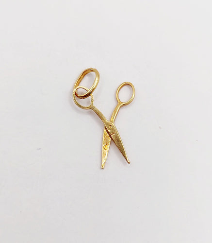 Pendentif Pendentif vintage or jaune ciseaux finement travaillés 58 Facettes A06057