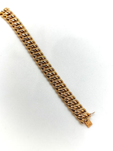 Gourmette Maille américaine 58 Facettes M9087