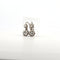 Boucles d'oreilles Dormeuses Or Blanc & Diamants 58 Facettes