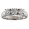 Bague Bague trilogie en or blanc avec diamants certifiés GIA de 1,50 ct 58 Facettes G3827