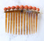 Peigne à Cheveux Ancien Corail Or Jaune 58 Facettes
